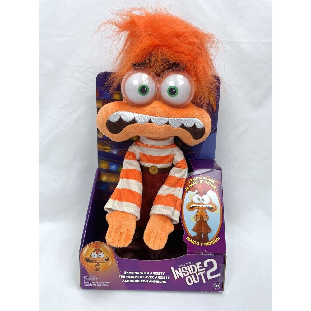 Disney Inside‎ Out 2 Shaking with Anxiety Plush Toy Talk